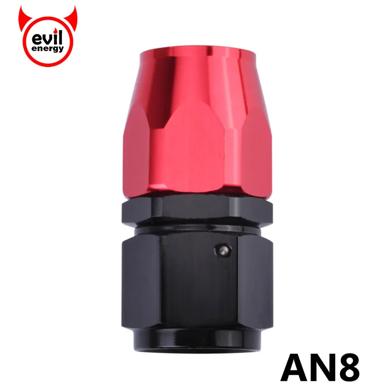 evil energy AN8 Straight Swivel Oil Fuel Hose End Fitting Adapter Reusable Adaptor Anoized Aluminum Cooler | Автомобили и