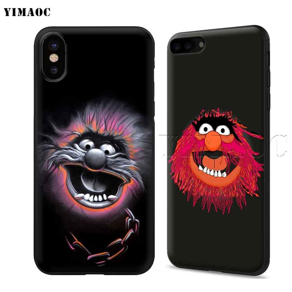 Мягкий чехол YIMAOC Muppets в виде барабанщика для Apple iPhone SE 2020 5 детской модели 6 6s 7 8 Plus XR