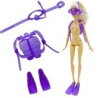 1 комплект Фиолетовый морской купальник оборудование для дайвинга пластиковый кислородный бак плавательные очки для Барби аксессуары для кукол детские игрушки для девочек
