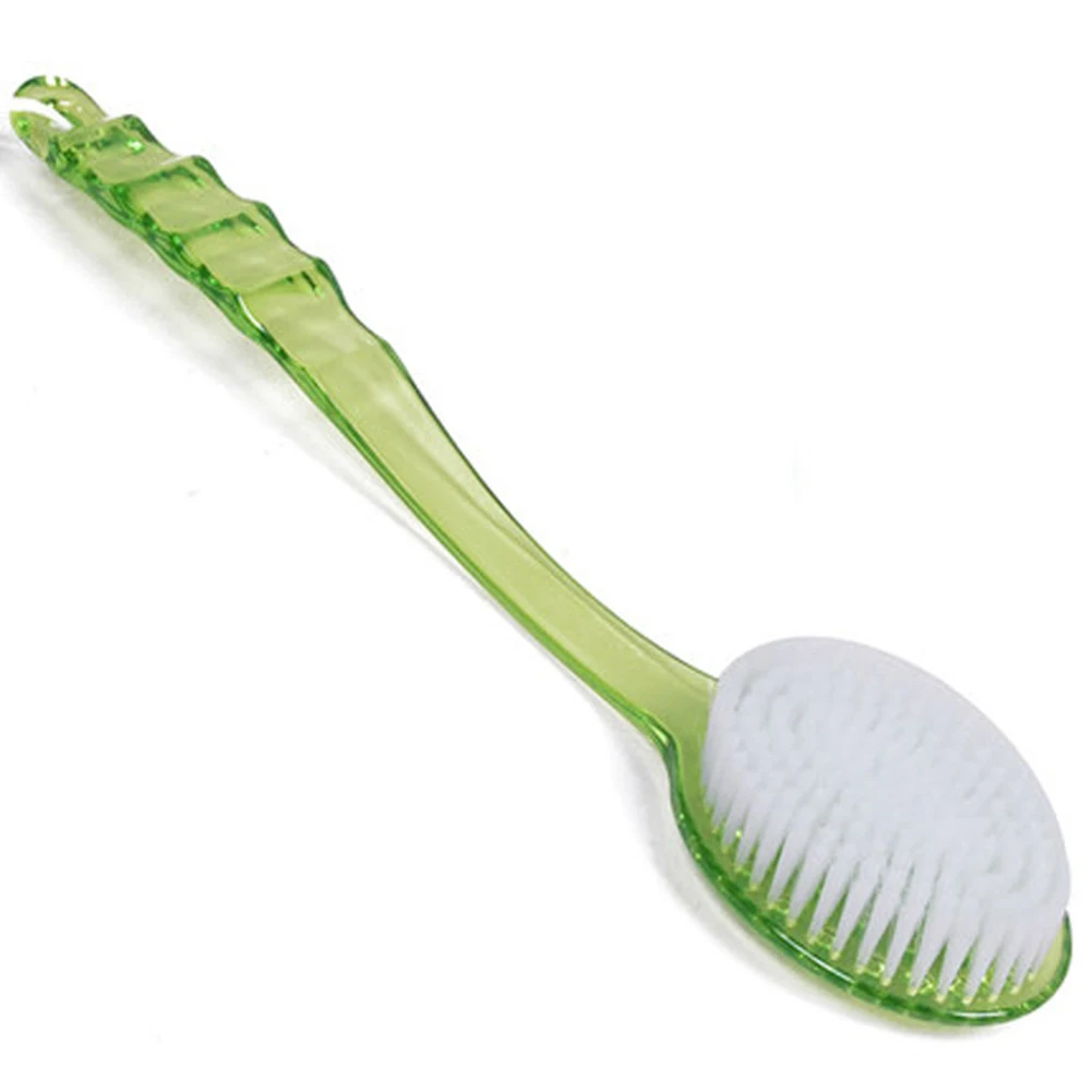 3 Colors Long Handle Bath Brush Shower Scrubber Massager Bathroom Tool | Обустройство дома