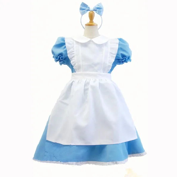 Toddler Halloween Costumes Girl Kids Cartoon Character Alice In Wonderland Baby Party Dress Children Outfits | Детская одежда и