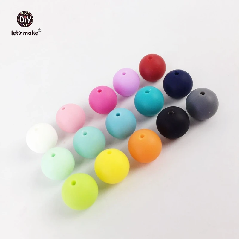 500 шт. силиконовые бусины для прорезывания зубов 12 мм|silicone beads|chew beadssilicone beads 12mm |