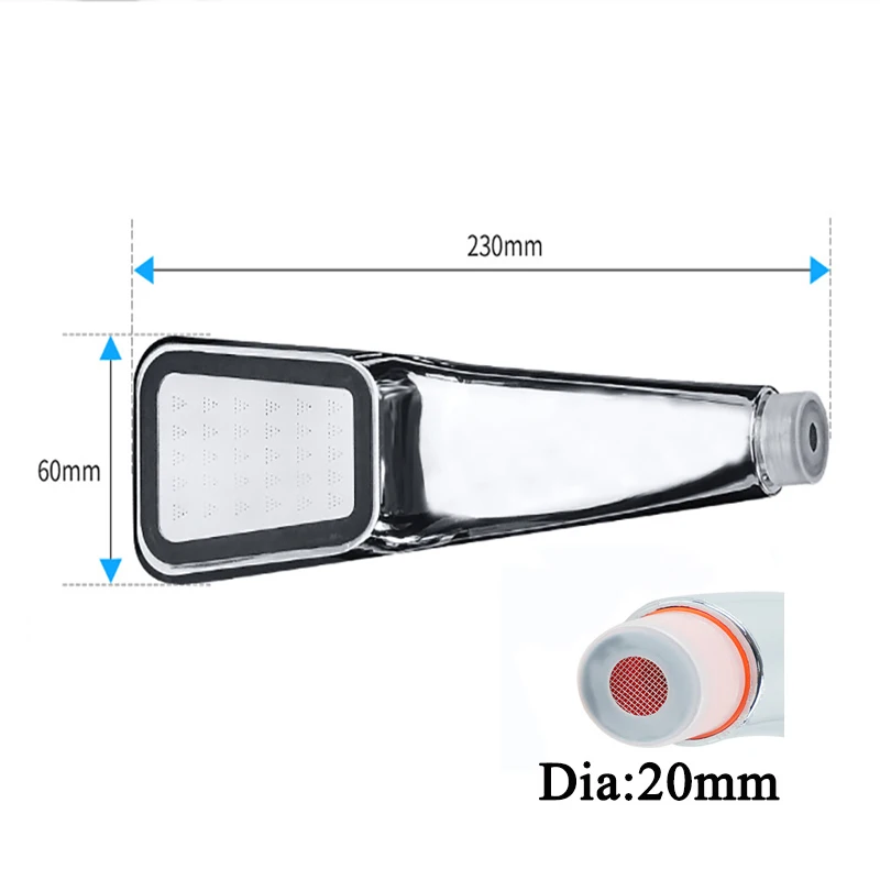 Насадка для душа из АБС-пластика с 300 отверстиями держателем и шлангом