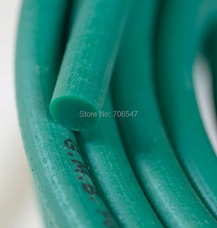 Бесплатная доставка 10 метров диаметр 5 мм зеленая круглая лента из искусственной