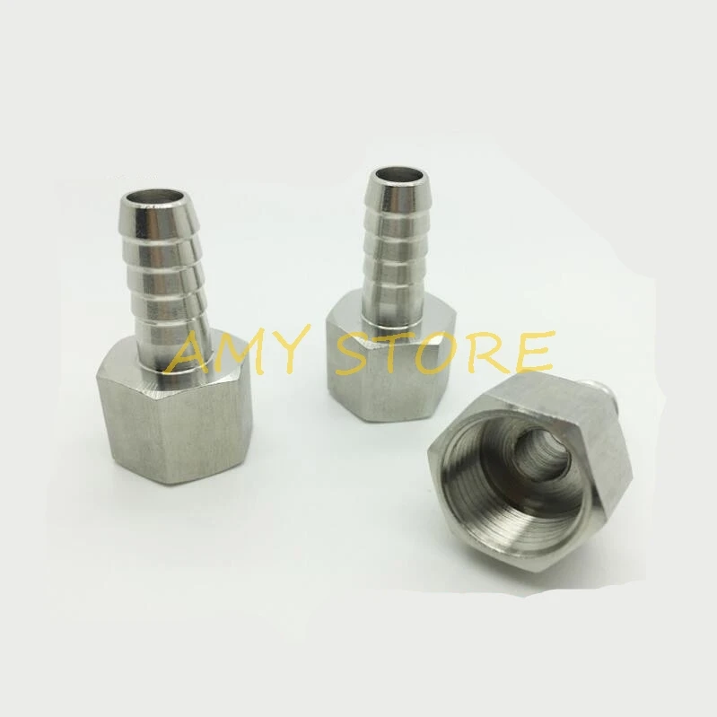 1 шт. SS304 фитинг для труб 1/8 1/4 3/8 1/2 &quotBSP x 6 8 10 12 мм шланг колючий хвост воздушный
