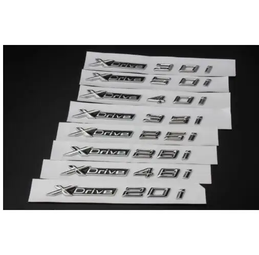 1 шт. новый автомобиль укладка 3D ABS Xdrive 20i 25i 28i 30i 35i 40i 48i 50i Сторона Эмблемы Стикеры