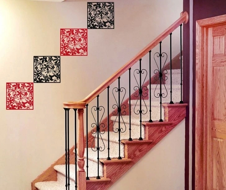 Стеновые панели в виде шторы подвесной полый деревянный экран мобильный вход