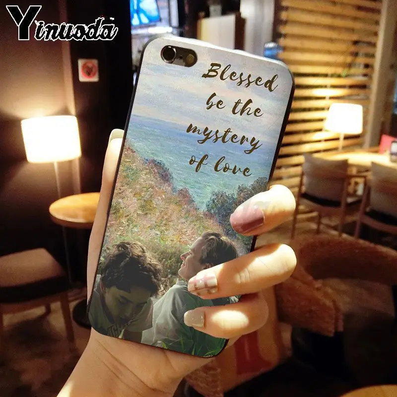 Yinuoda Call Me by Your Name poster TPU Мягкий силиконовый чехол для телефона iPhone 5 5Sx 6 7 7plus 8 8Plus X XS