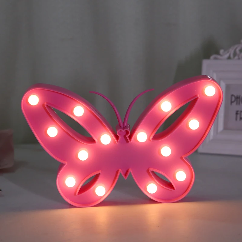 

3d-лампа в виде кактуса, светодиодные светящиеся настольные лампы в виде фламинго, ананаса, шатра, светодиодный ночник с буквами для дома, нас...