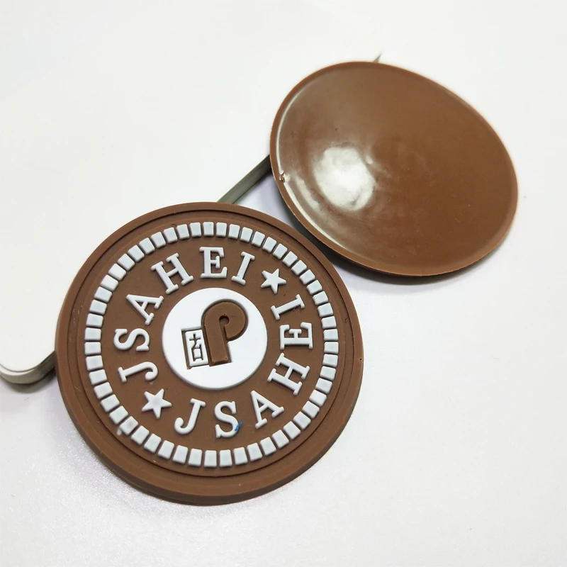 Логотип с тиснением под заказ ПВХ Резиновый патч для одежды 3D логотип