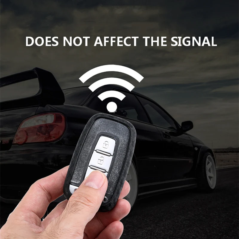 Силикон из углеродного волокна Smart Remote чехол для ключей Kia K2 K5 Sportage Форте hyundai IX35