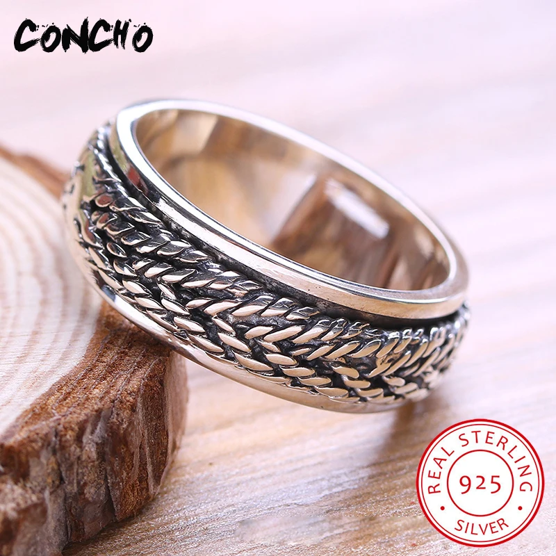 Concho Jewelry 925 Sterling Silver Geometry Opening Rings For Women Wedding Special Offers Gifts 2018 | Украшения и аксессуары