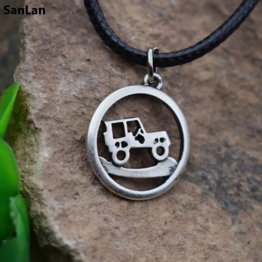 1 шт. колье с джипом SanLan для мужчин и женщин