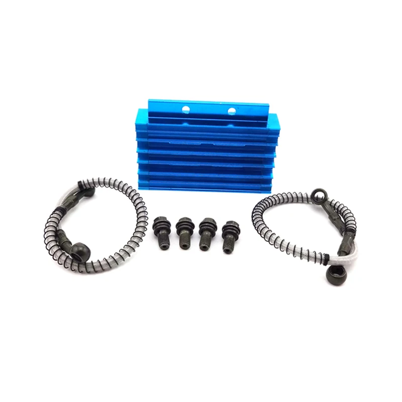 XLSION Aftermarket CNC алюминиевый синий комплект масляного радиатора для 125cc 140cc 150cc