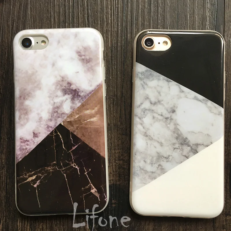 Чехол для телефона Kerzzil мягкий чехол из ТПУ с мраморным рисунком iPhone 7 6 8 Plus 5s SE