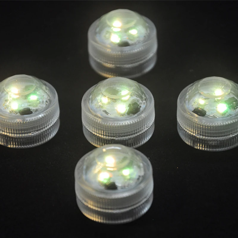 

12pcs/Set Wedding Decoration Remote Controlled Waterproof Submersible Party Mini LED Light with 2*CR2025 Battery For Christmas