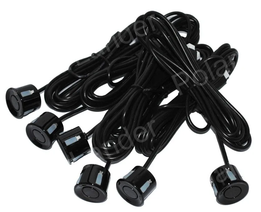 

a set Car Parking Sensor Kit 6 Sensors 9 Colors to choose Reverse Assistance Backup Radar System 12V best quality