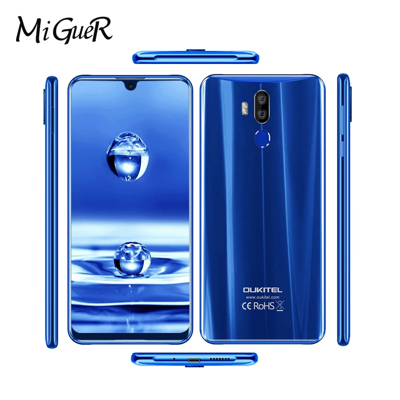 OUKITEL K9 водонепроницаемый 7 12 &quotFHD + 1080*2244 16MP 2MP/8MP смартфон 4 Гб 64 Face ID 6000 мАч 5В/6A