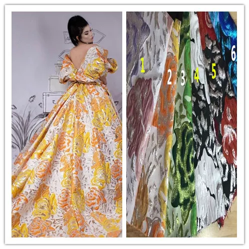 Оранжевая африканская кружевная ткань для aso ebi синяя желтая винно-красная