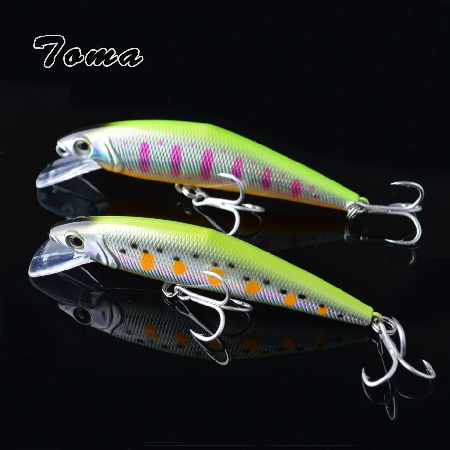 Приманка рыболовная TOMA Minnow 85 мм 15 г тонущий гольян приманка для воблер твердая 0 5-1