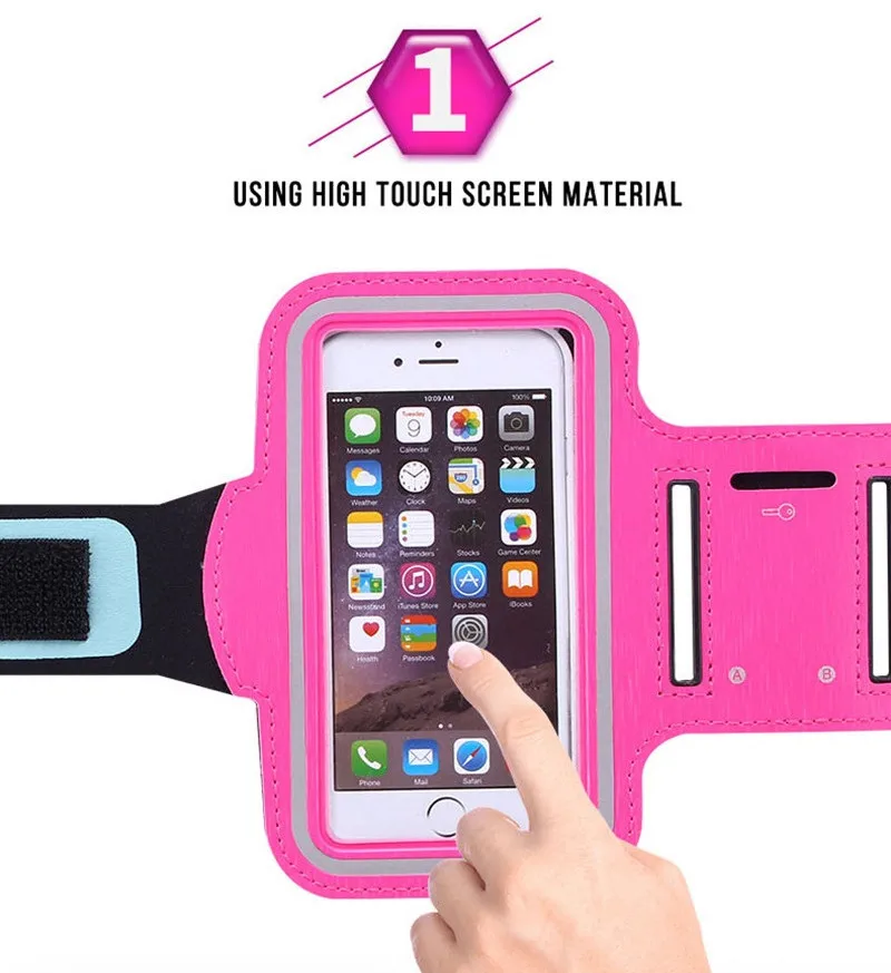 4 7 дюймов спортивная водонепроницаемая повязка на руку для iPhone 12 Pro max Plus X XS Max XR
