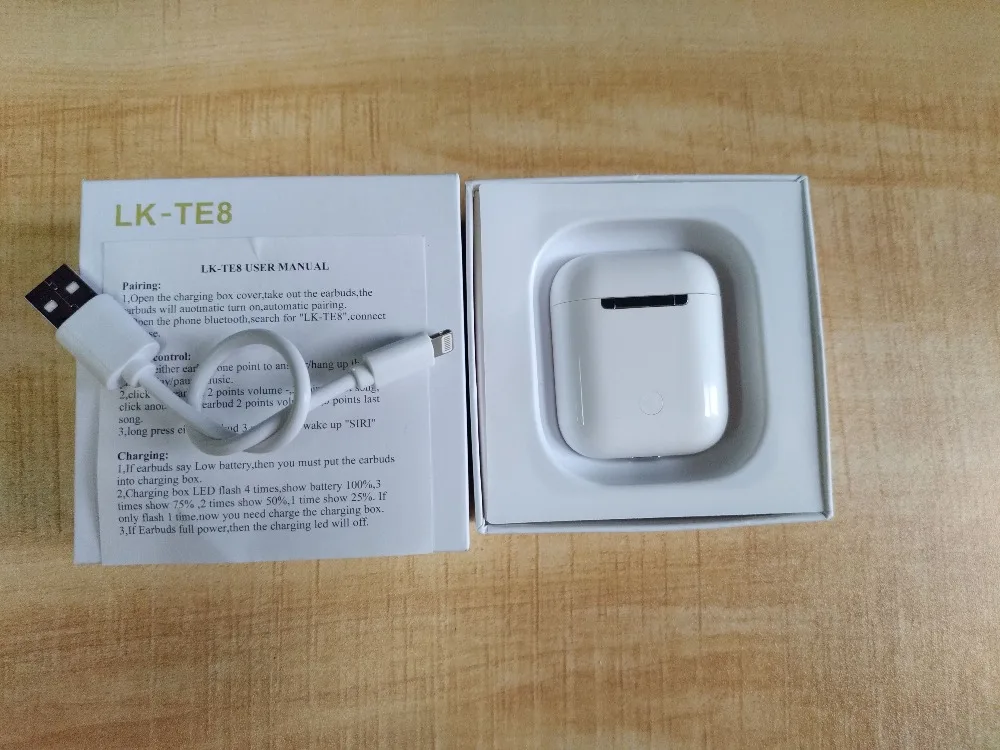 Новые наушники LK-TE8 LK TE8 LKTE8 TWS наушники Pk i10 tws Touch Беспроводные Bluetooth 5,0 для всех смартфонов