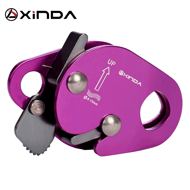 

XINDA Camping Rock Climbing Safety Equipment Grasp Rope Devices Automatic Lock Karabiner Anti Fall Protective Gear Survival