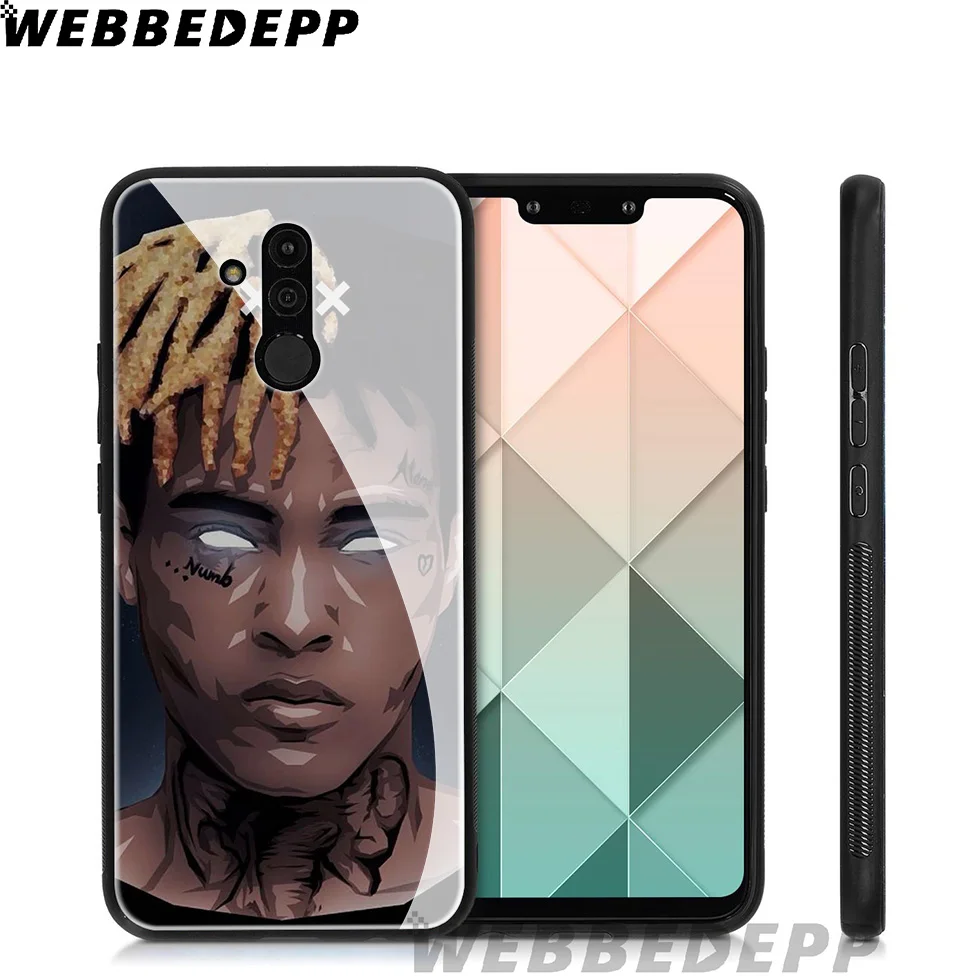 WEBBEDEPP Xxxtentacion Art чехол из закаленного стекла для Huawei Mate 20 P20 P10 P Smart 2019 2018 &amp Honor 10 9 8X 7A