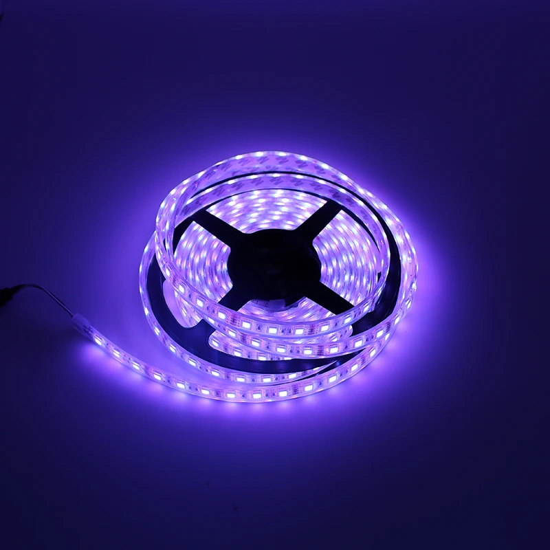 IP68 Водонепроницаемая светодиодная лента 5050 12В 60LED/м белый теплый RGB использовать