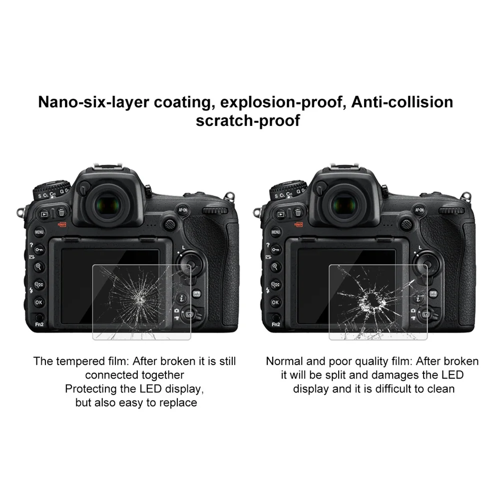 ЖК-защита для Nikon D7100/D7200/5300 камера 9H поверхность твердое закаленное оптическое стекло HD ультратонкий 9H ЖК-защита для экрана камеры