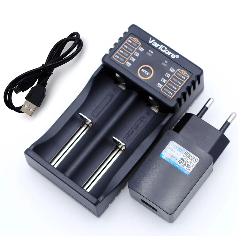 VariCore V20i NiMH литиевая батарея 18650 зарядное устройство с USB входом для 1 2 V 3 7 85 18350 26650