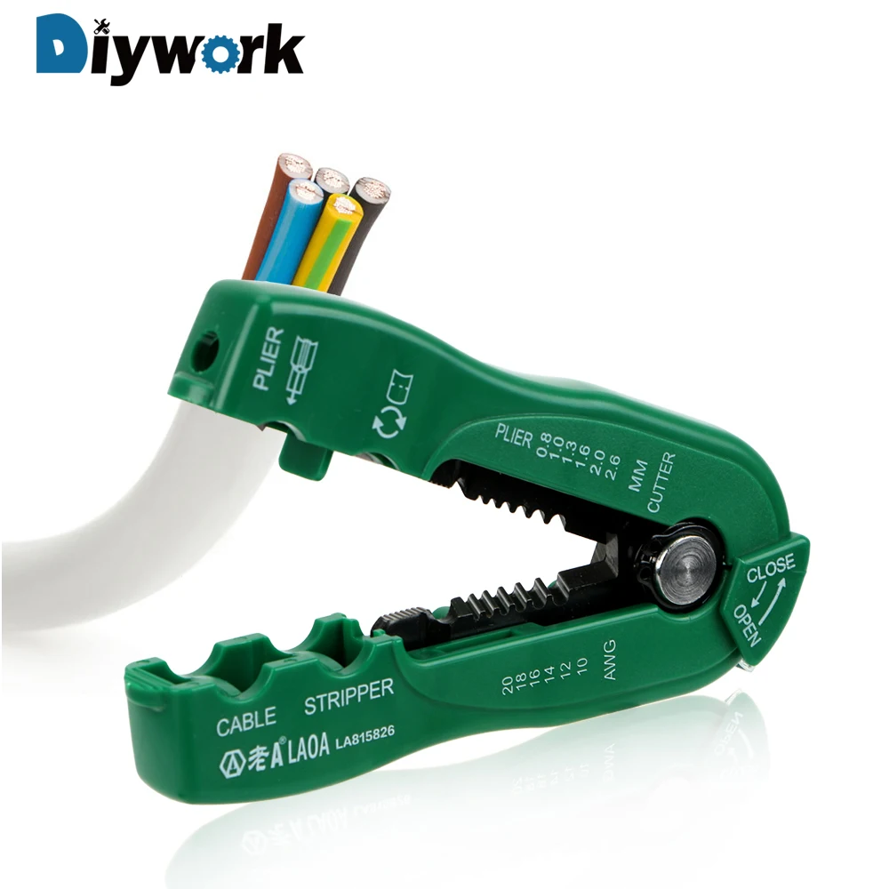 DIYWORK многофункциональный инструмент для зачистки проводов портативный 0 8 2 6