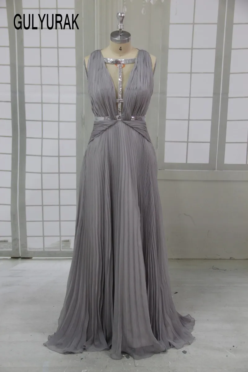 Vestidos de noche бисером длинное вечернее платье Новинка 2017 года вечерние платья с