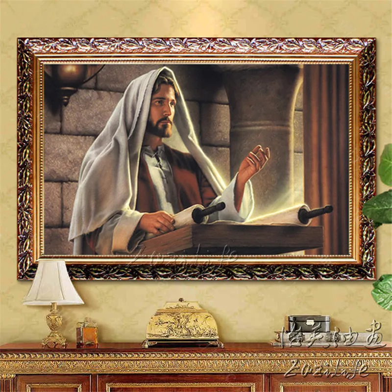 Картина для портрета Иисуса Христа Постер и печать гостиной домашний декор
