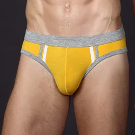 

Men's Sexy Underwear Bulge Pouch Shorts Briefs Mens Underwear Calzoncillos Hombre Slips Man Striped U Convex Underwear Brand Hot
