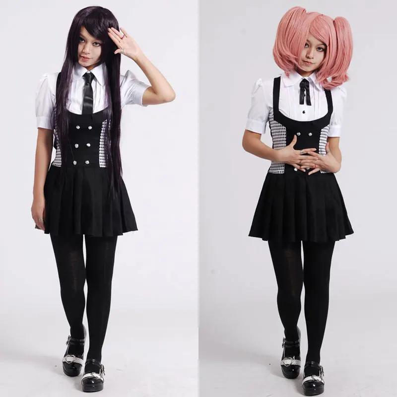 

Аниме Inu x Boku SS Ririchiyo Shirakiin Косплей пледы платье полный комплект (рубашка + юбка + галстук + чулки) школьная форма платья костюм