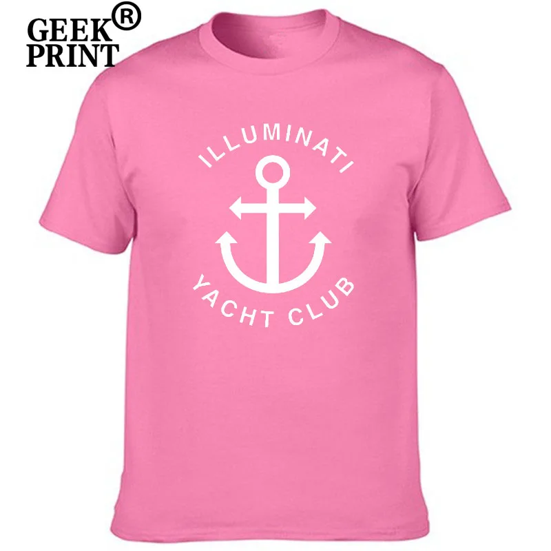 Женские топы ILLUMINATI YACHT CLUB 2017 женская футболка с принтом якоря летняя для девочек