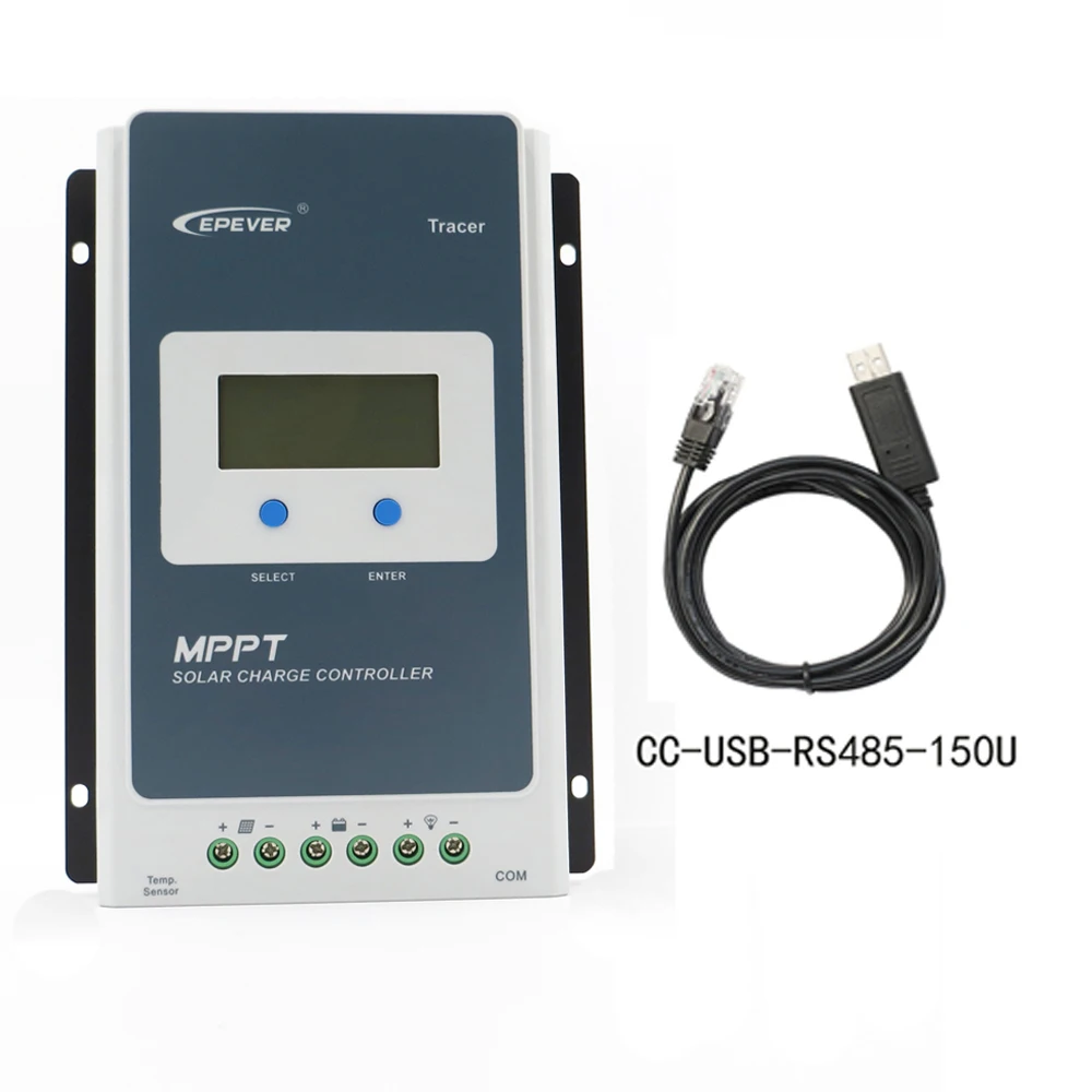 10А MPPT контроллер солнечного заряда 12В 24В LCD Diaplay Tracer 1210AN EPsloar регулятор epever включая