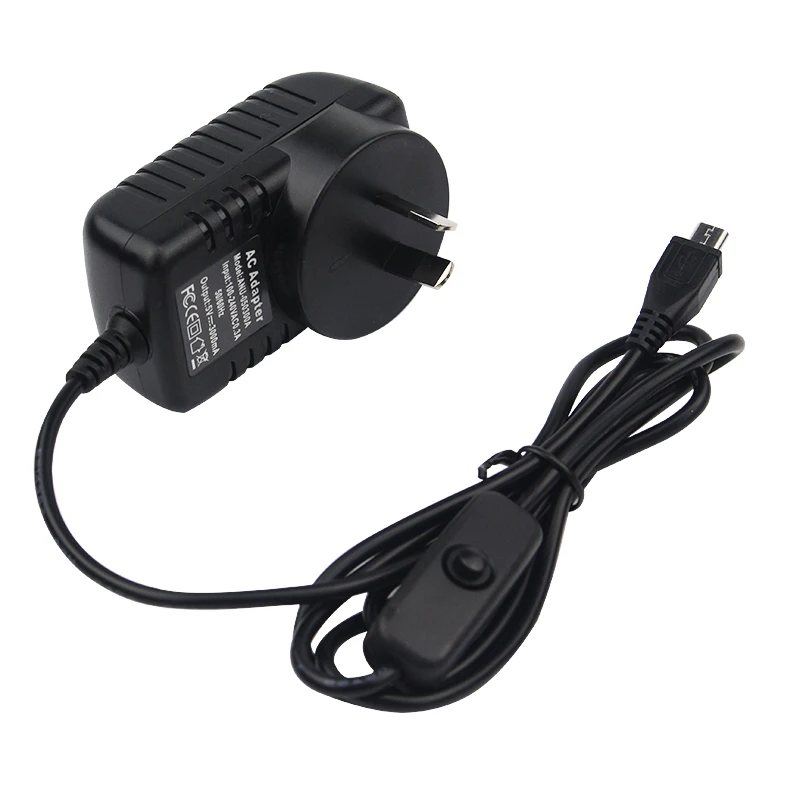 5 В 3 а зарядное устройство адаптер переменного тока микро USB кабель с
