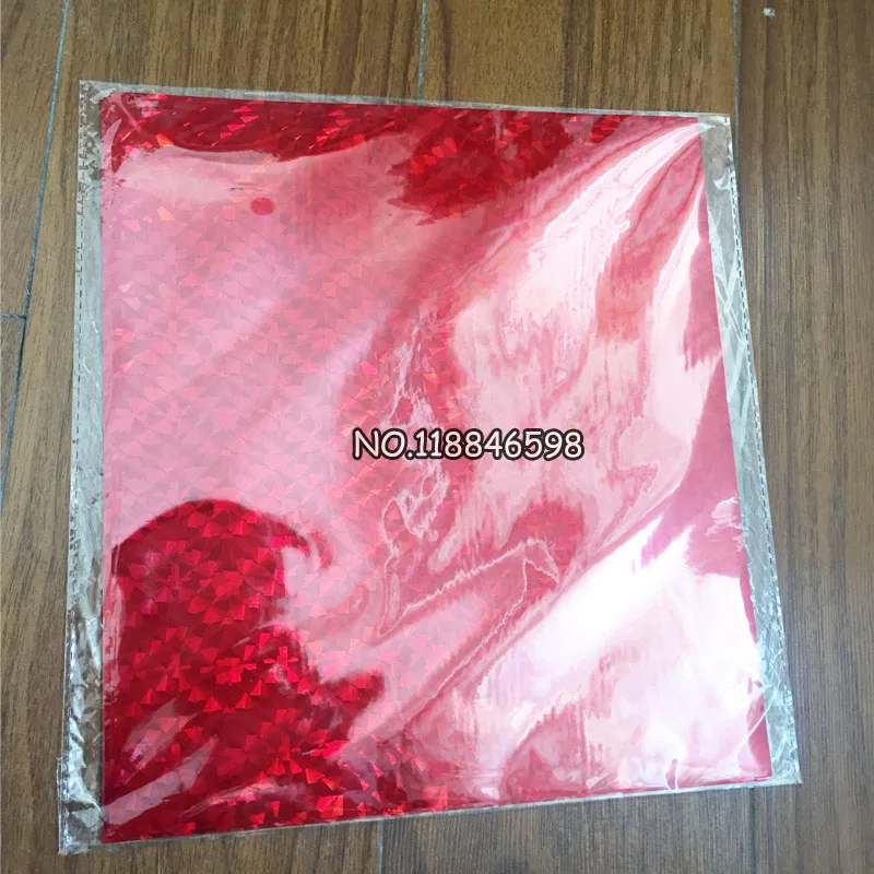 

Broken Red Color 50Pcs A4 Size Hot Foil Paper for Plastic and Hard Box Heat Transfer Material