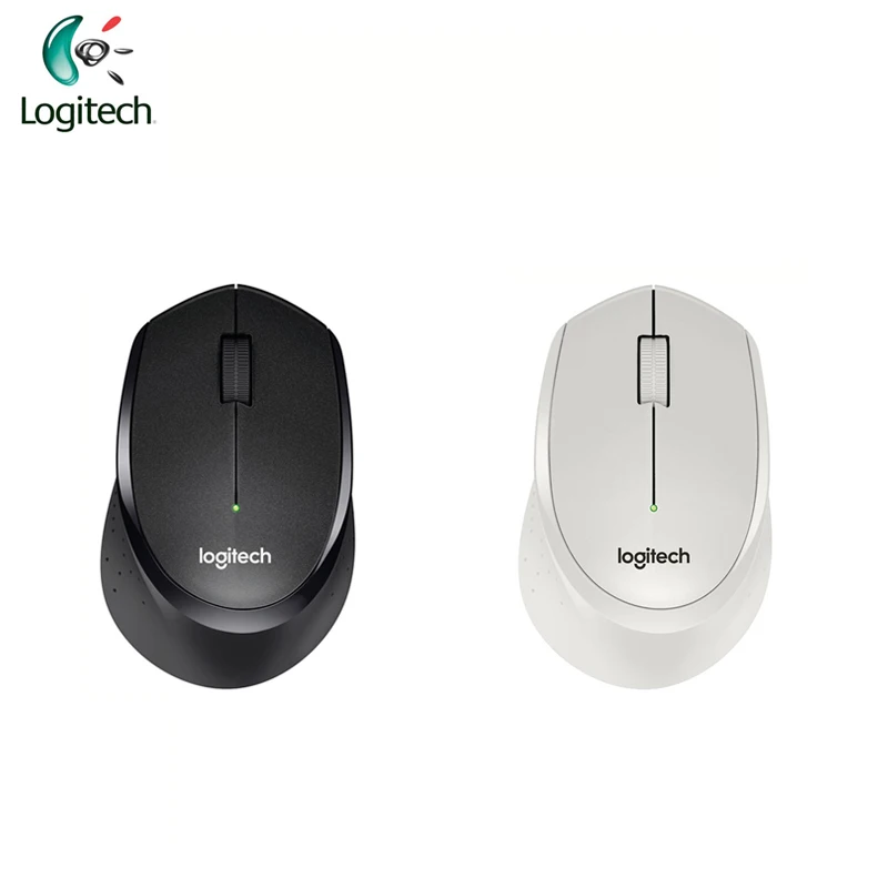 

Logitech M330 Wireless Mouse 2.4Ghz with Black / White for PC Game Office Mouse for Windows 10/8/7 Mac OS