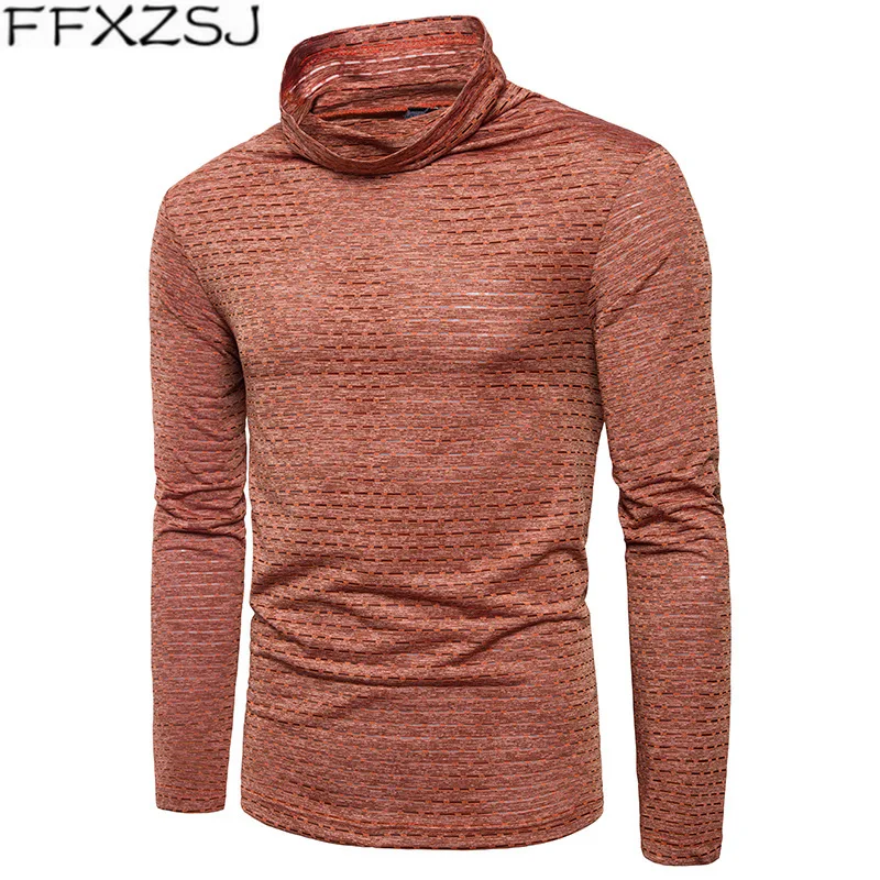 FFXZSJBrand 2019 для мужчин с высоким плотно облегающим шею воротником длинными