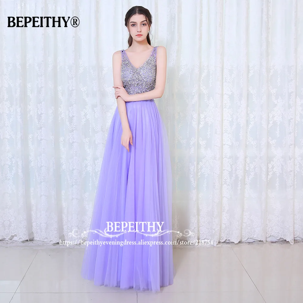 Сказочный красивый v-образный вырез лиф со стразами ТРАПЕЦИЕВИДНОЕ длинное