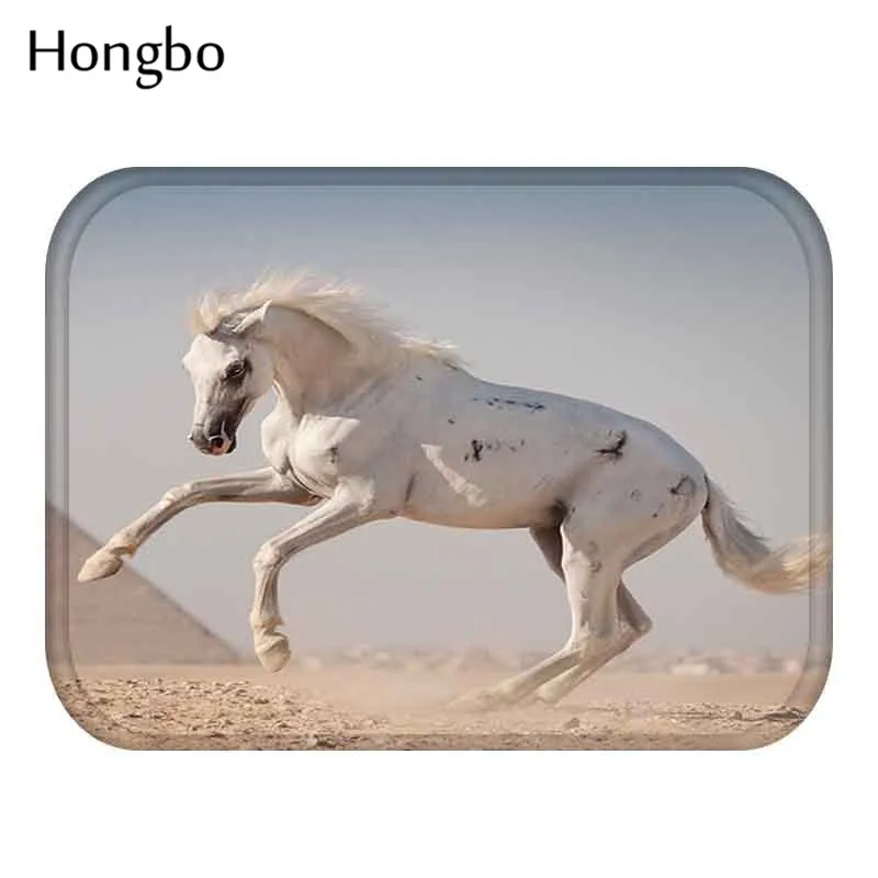 Hongbo новые модные стильные коврики с принтом лошадей противоскользящий напольный