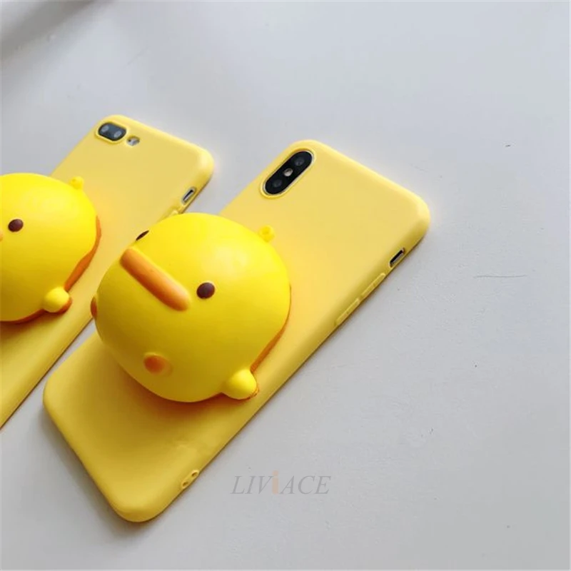 Силиконовый чехол с желтой уткой для xiaomi mi pocophone f1 мягкая задняя крышка из ТПУ