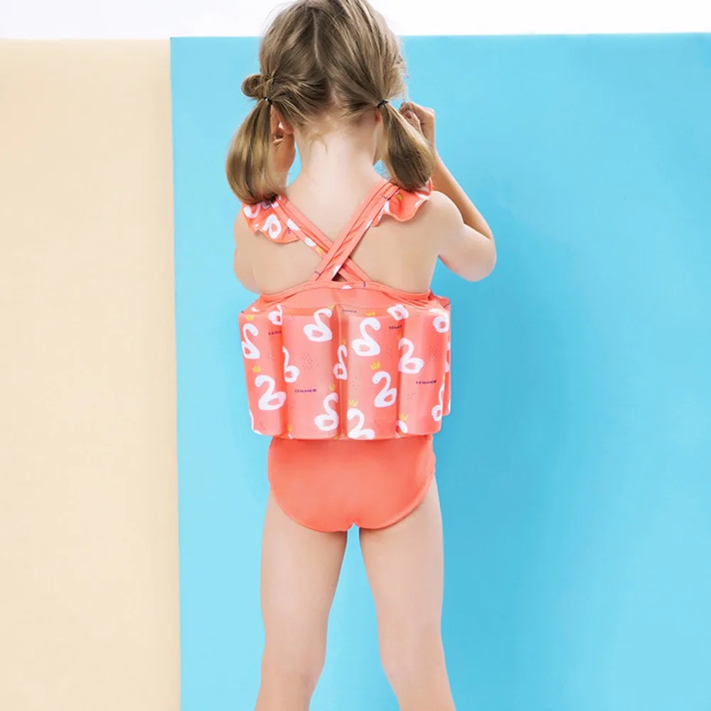 Girls Swimsuits Child Swimming Trunks Shorts Children's Swimwear Kids Buoyancy Swimsuit Baby Boys Girls Swim Vest