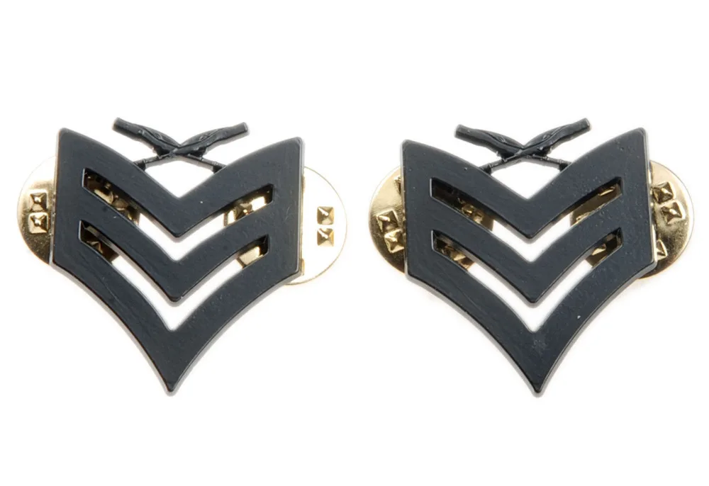 Пара из нас морская пехота USMC сержант INSIGNIA ранг металлический значок на булавке