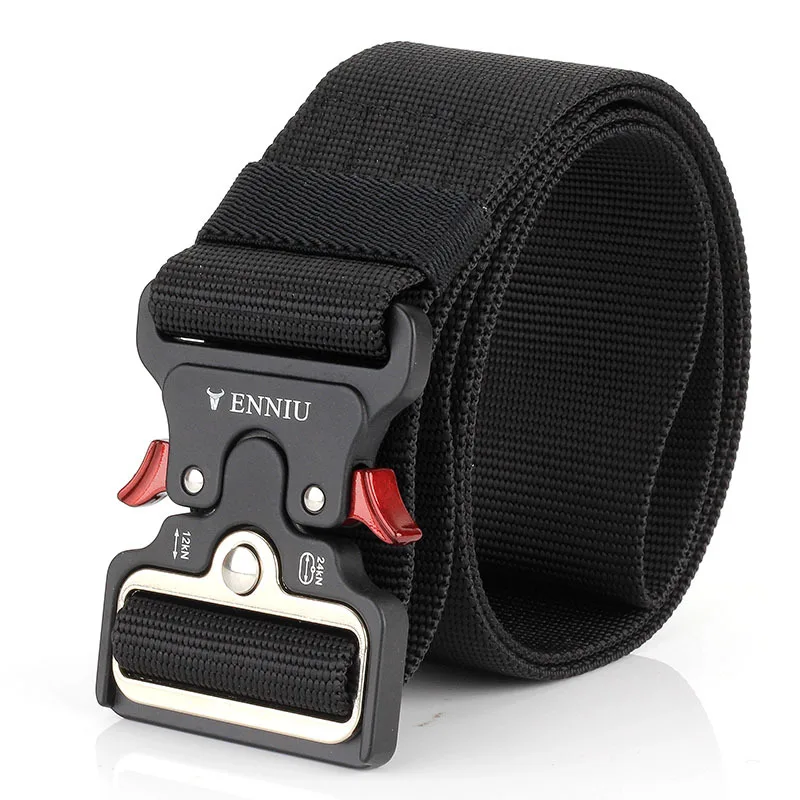 

2018 men's canvas belt Metal insert buckle military nylon Training belt Army tactical belts for Men Best quality male strap
