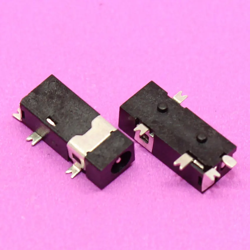 

YuXi Power DC Jack Connector Socket, 5pin SMT, Hole dia 2.5mm Pin=0.7mm, Size 11x4.5x3.4mm, fit for phone, Tablet, DV