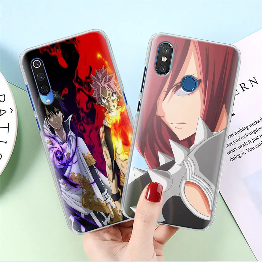 Аниме Манга Сказочный хвост чехол для телефона для Xiao mi Red mi 7 5 6 Pro Note 7 Pro 5 5A 6 mi A1 A2 8 Lite 9 чехол Coque